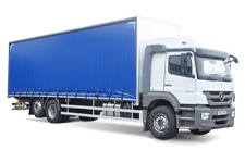Van Hire Cornwall - 26 Tonne Curtain Side Truck - Truck hire Cornwall